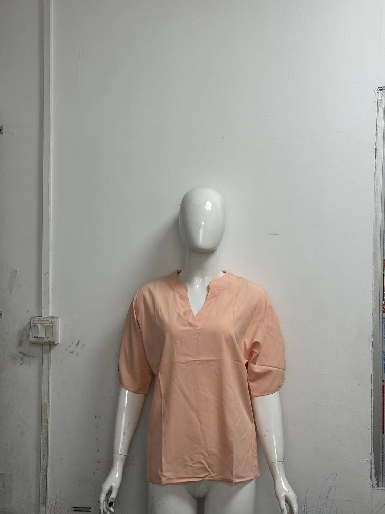 Blouse Chiffon d’Été à Col V
