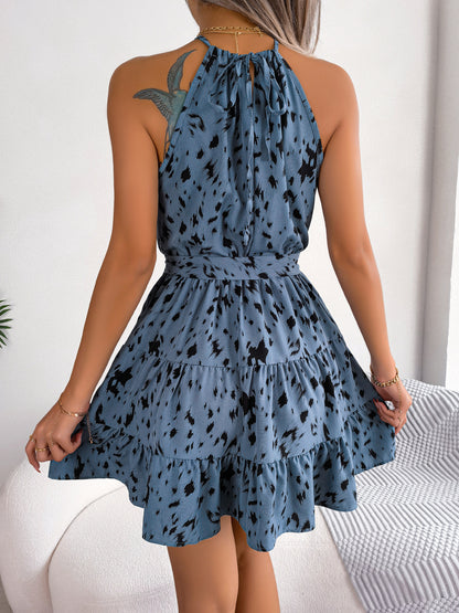 Robe Léopard Volantée – Look Plage Décontracté Été