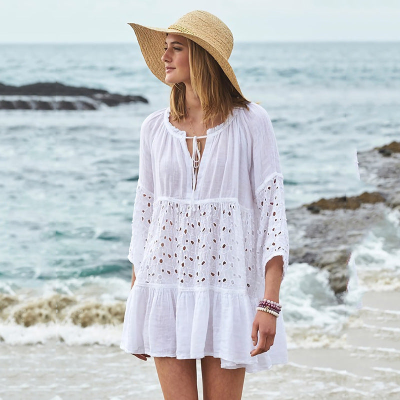 Blouse Anti-UV de Plage Femme