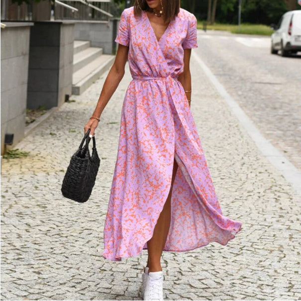 Robe Imprimée de Plage Été