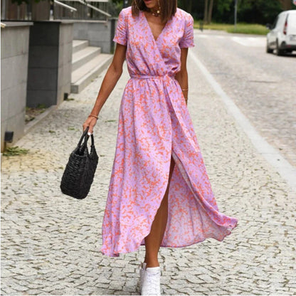 Robe Imprimée de Plage Été