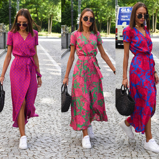 Robe Imprimée de Plage Été